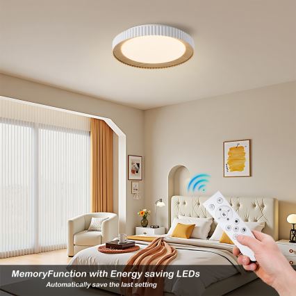 Brilagi - LED prigušiva stropna svjetiljka NEXO LED/48W/230V 3000-6000K bijela Ø 43 cm + daljinski upravljač