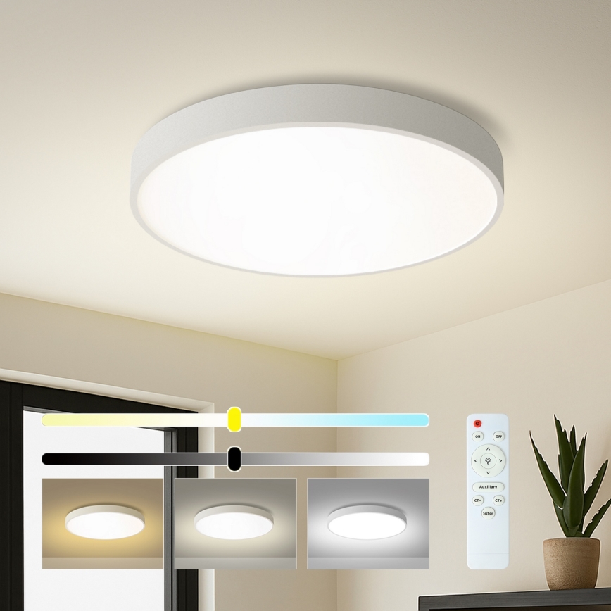 Brilagi - Prigušivo stropno svjetlo POOL LED/60W/230V 3000-6000K promjer 60 cm bijelo + daljinski upravljač