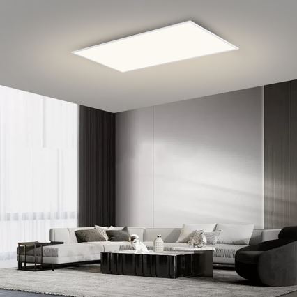 Brilagi - prigušiva LED stropna svjetiljka SLIMFRAME LED/80W/230V 120x60 cm 3000-6000K bijela + daljinski upravljač