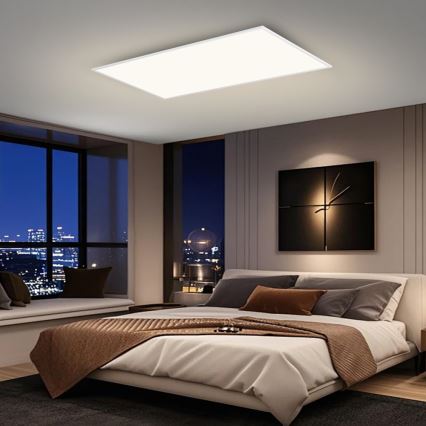 Brilagi - prigušiva LED stropna svjetiljka SLIMFRAME LED/80W/230V 120x60 cm 3000-6000K bijela + daljinski upravljač