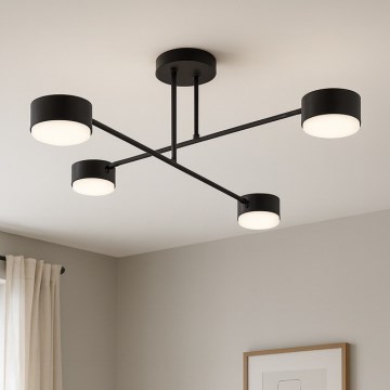 Brilagi - Prislonjen stropni luster 4xGX53/12W/230V crni