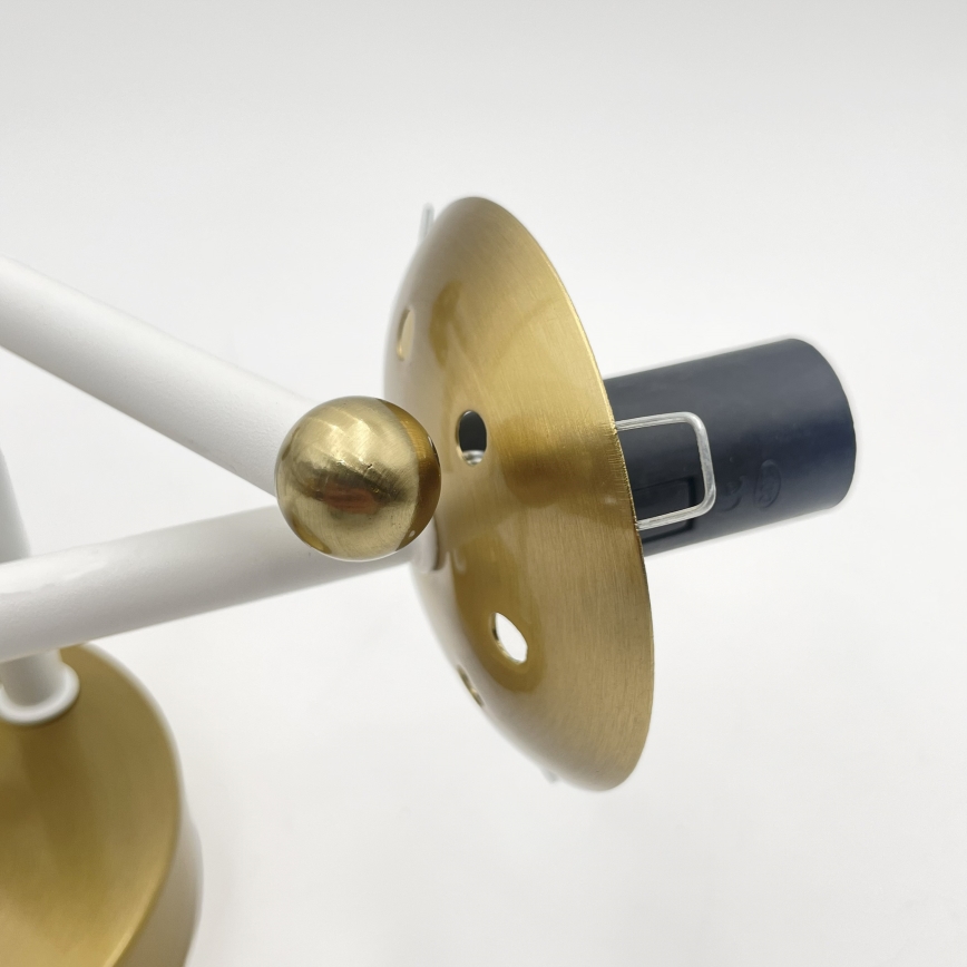 Brilagi - Prislonjen stropni luster MALIVA 3xE14/15W/230V zlatna/bijela