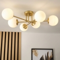 Brilagi - Prislonjen stropni luster MALIVA 6xE14/15W/230V zlatna/bijela