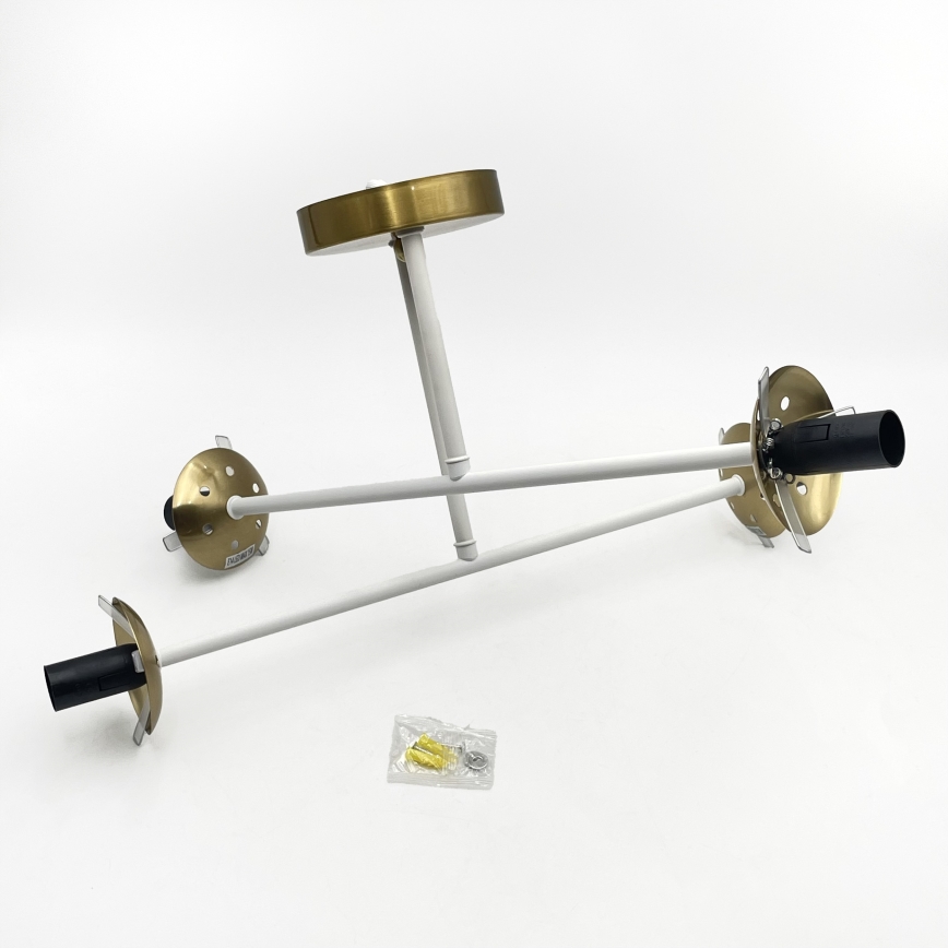 Brilagi - Prislonjena stropna svjetiljka MALIVA 4xE14/15W/230V zlatna/bijela