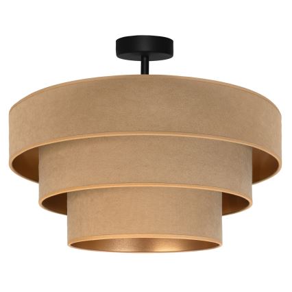 Brilagi - Prislonjeni luster LUNETA 1xE27/60W/230V prom. 40 cm bež/zlatna