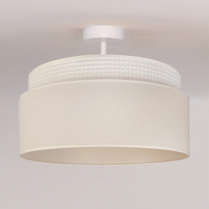 Brilagi - Prislonjeni stropni luster PADOVA 1xE27/60W/230V Ø 40 cm krem