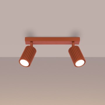 Brilagi - Reflektor CRESTO 2xGU10/10W/230V crvena