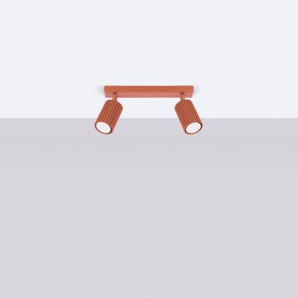 Brilagi - Reflektor CRESTO 2xGU10/10W/230V crvena