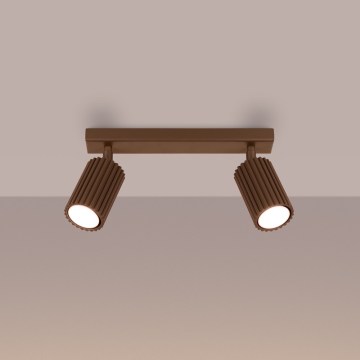 Brilagi - Reflektor CRESTO 2xGU10/10W/230V smeđi