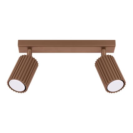 Brilagi - Reflektor CRESTO 2xGU10/10W/230V smeđi