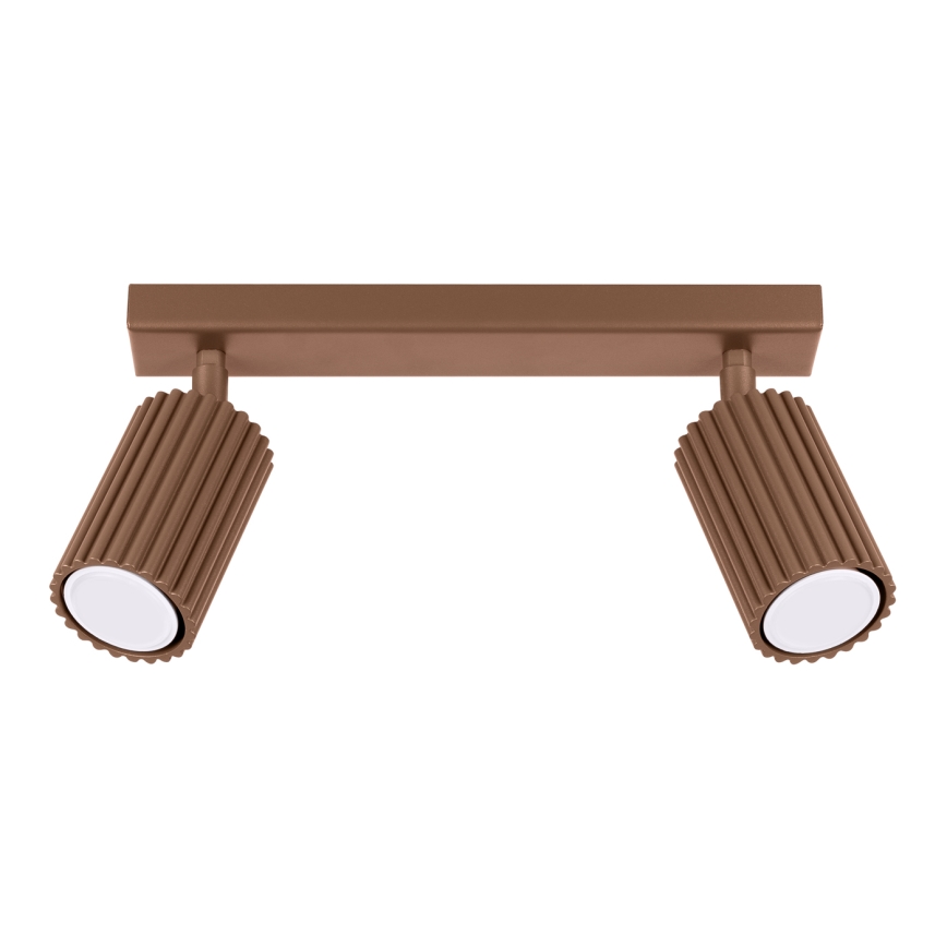 Brilagi - Reflektor CRESTO 2xGU10/10W/230V smeđi