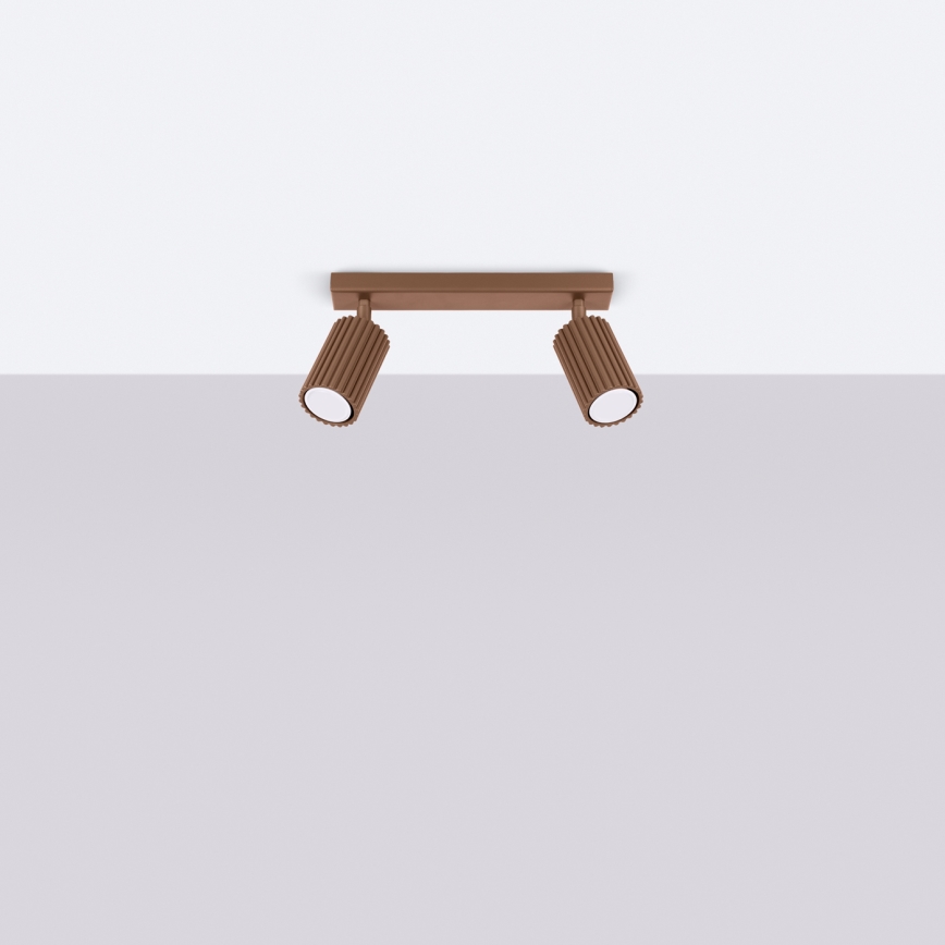 Brilagi - Reflektor CRESTO 2xGU10/10W/230V smeđi