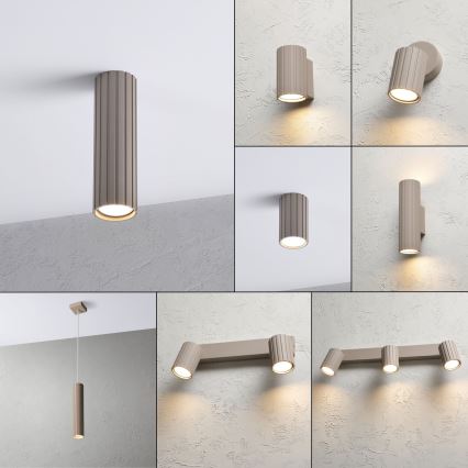 Brilagi - Reflektor CRISPINA 1xGU10/10W/230V 20 cm bež