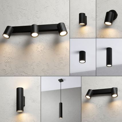 Brilagi - Reflektor CRISPINA 3xGU10/10W/230V u crnoj boji