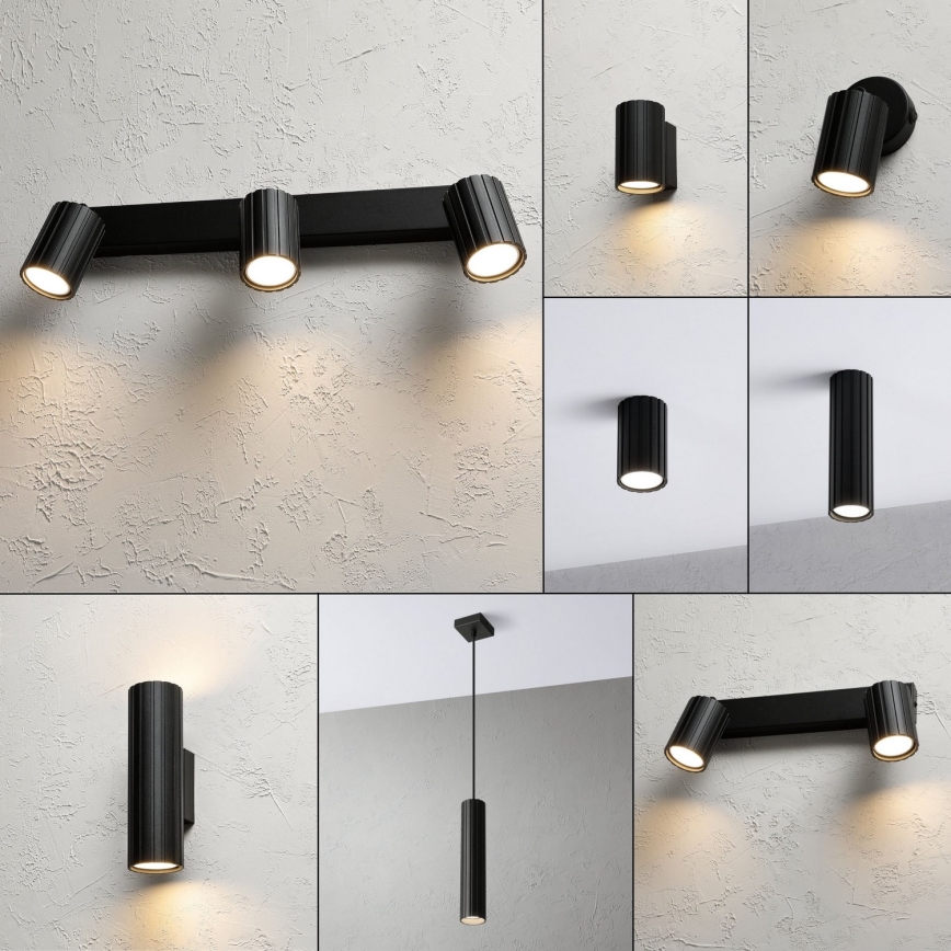 Brilagi - Reflektor CRISPINA 3xGU10/10W/230V u crnoj boji