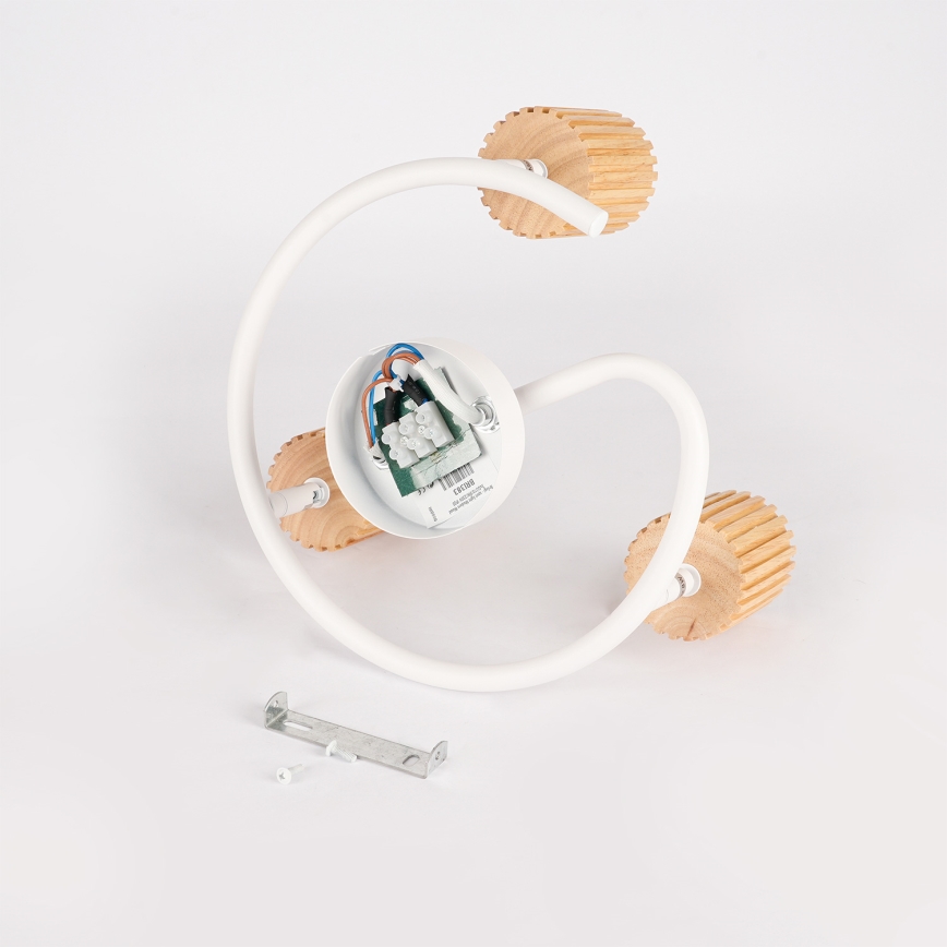 Brilagi - Reflektor MODERN WOOD 3xGU10/8W/230V drvo/bijela