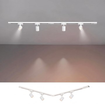 BRILAGI - Reflektor na tračnoj šini HUSKY 4xGU10/10W/230V 150 cm bijela