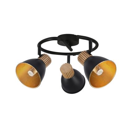 Brilagi - Reflektor ODENSE 3xE14/10W/230V drvo/crna