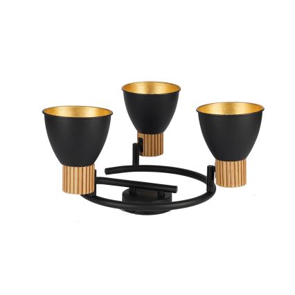 Brilagi - Reflektor ODENSE 3xE14/10W/230V drvo/crna