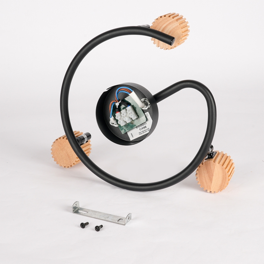 Brilagi - Reflektor ODENSE 3xE14/10W/230V drvo/crna