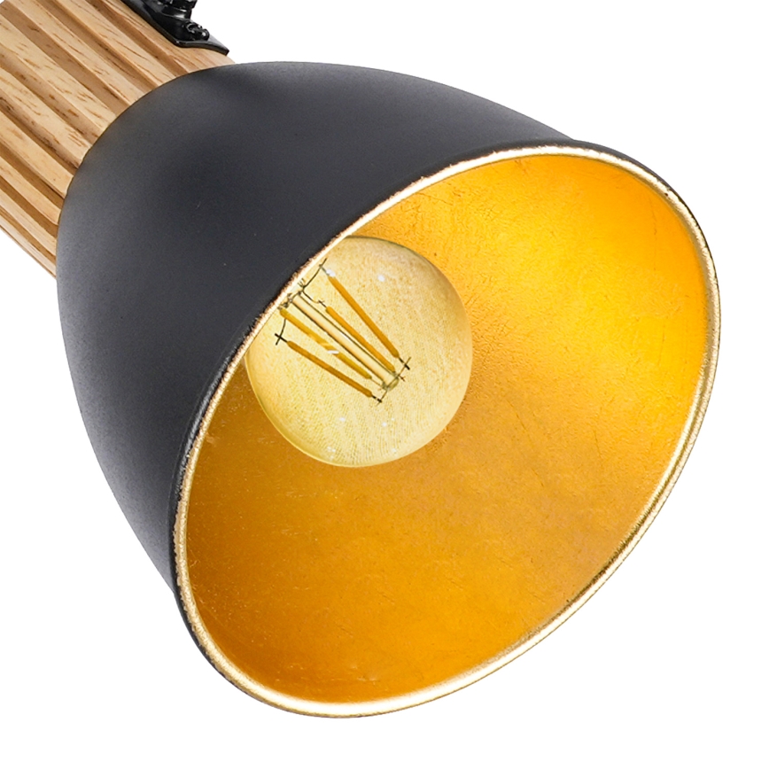 Brilagi - Reflektor ODENSE 4xE14/10W/230V drvo/crna