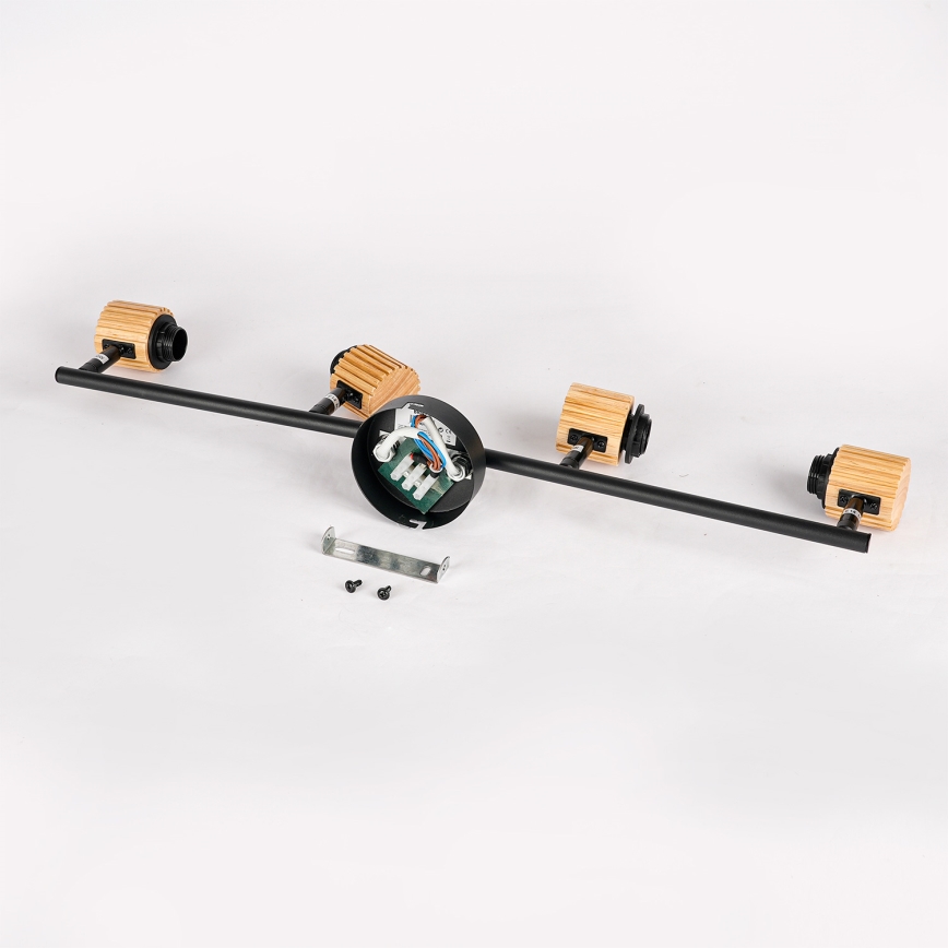 Brilagi - Reflektor ODENSE 4xE14/10W/230V drvo/crna