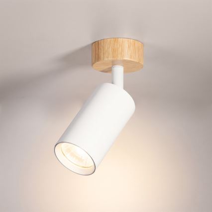 Brilagi - Reflektor SELE 1xGU10/30W/230V bijela/dekor hrasta