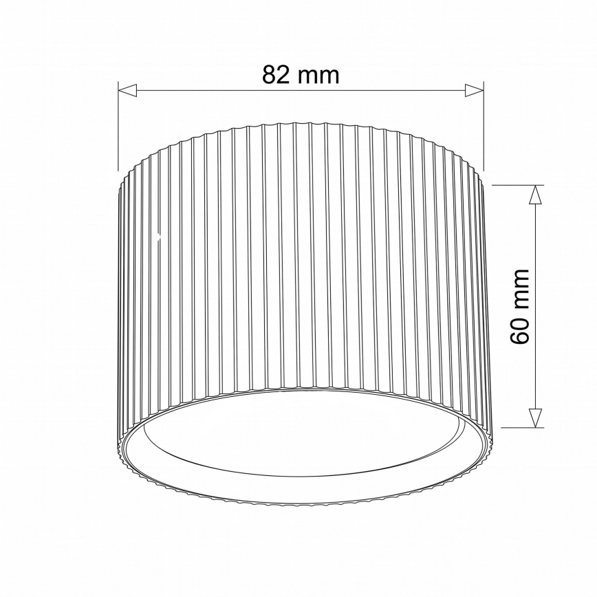 BRILAGI - Reflektor STRIPY 1xGX53/15W/230V 60x82 mm smeđa