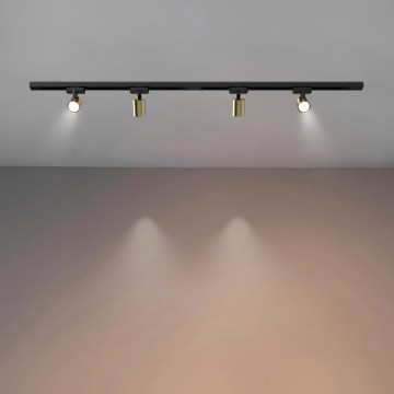 Brilagi - Reflektor za šinski sustav HUSKY 4xGU10/10W/230V crna/zlatna