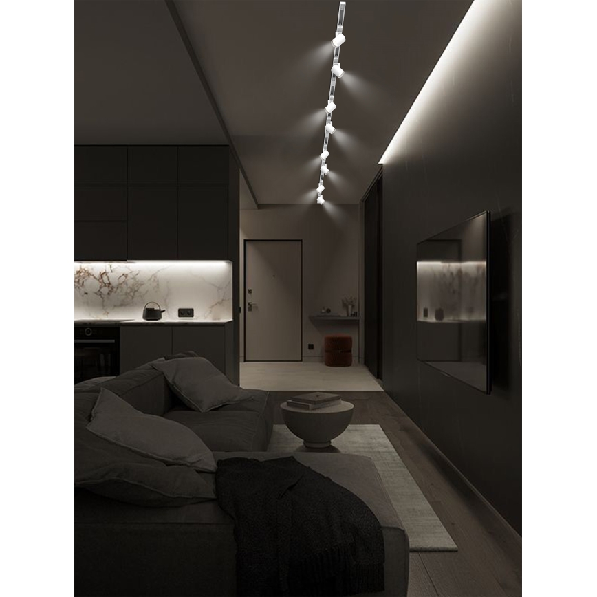 Brilagi - Reflektor za tračni sustav HUSKY 8xGU10/10W/230V bijela