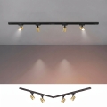 BRILAGI - Reflektor za tračnu šinu HUSKY 4xGU10/10W/230V 150 cm crna/zlatna
