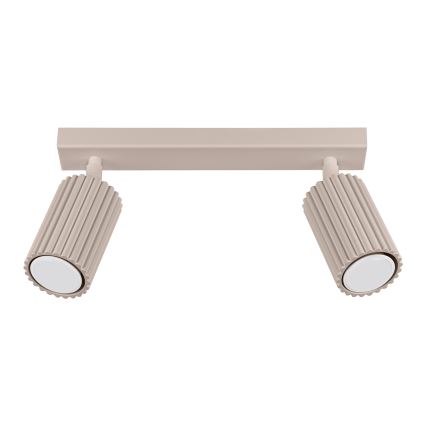 Brilagi - Reflektorska svjetiljka CRESTO 2xGU10/10W/230V taupe