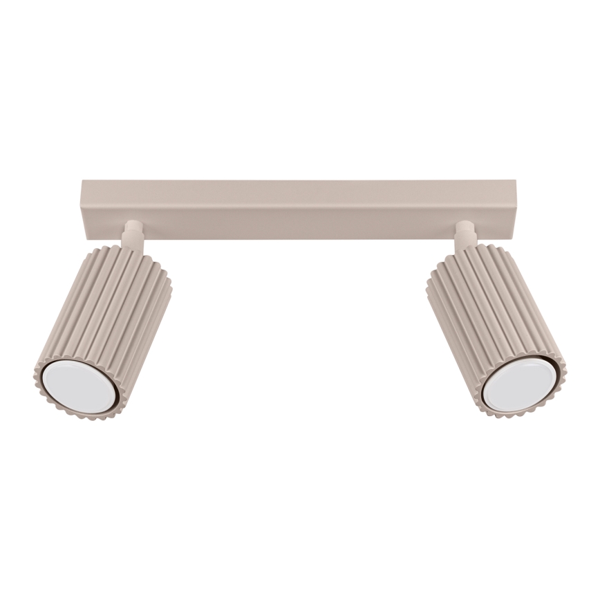 Brilagi - Reflektorska svjetiljka CRESTO 2xGU10/10W/230V taupe