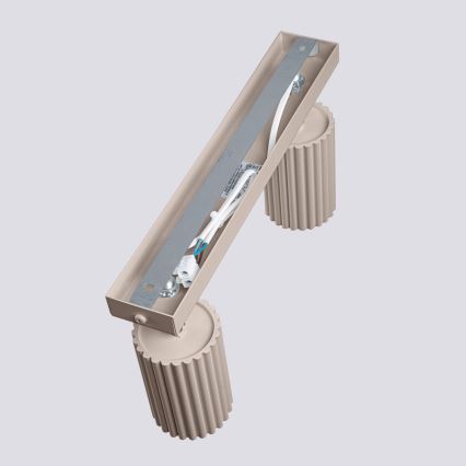 Brilagi - Reflektorska svjetiljka CRESTO 2xGU10/10W/230V taupe