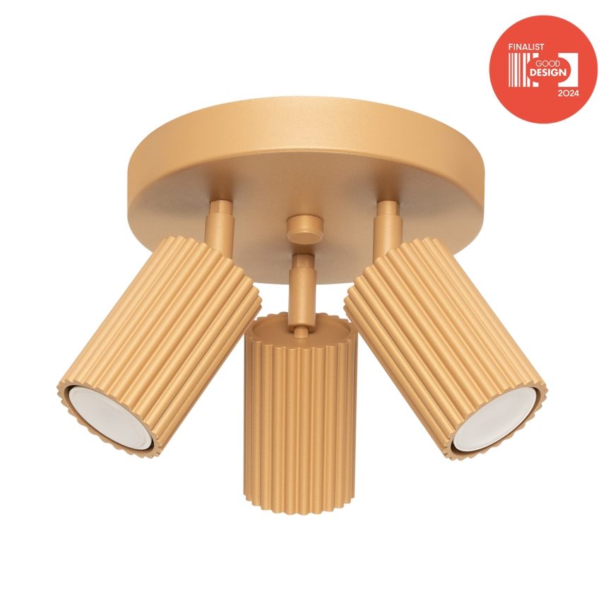 Brilagi - Reflektorska svjetiljka CRESTO 3xGU10/10W/230V zlatna