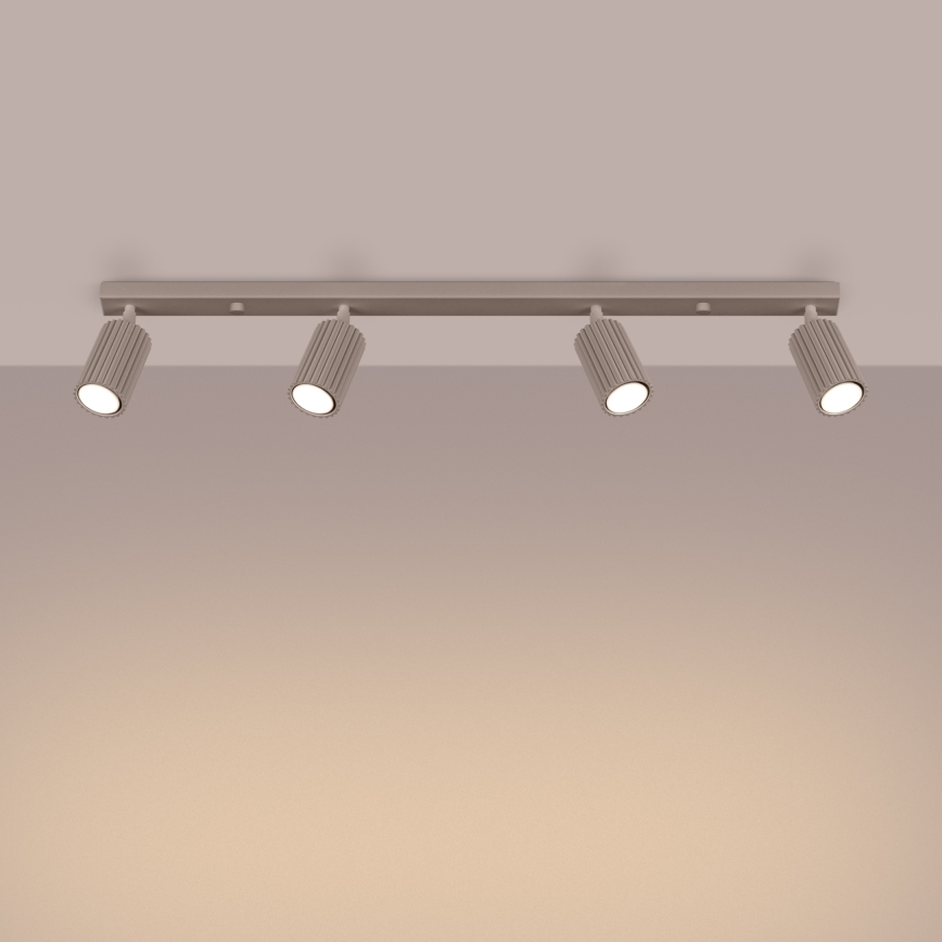 Brilagi - Reflektorska svjetiljka CRESTO 4xGU10/10W/230V taupe