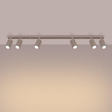 Brilagi - Reflektorska svjetiljka CRESTO 6xGU10/10W/230V taupe