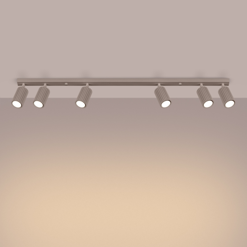 Brilagi - Reflektorska svjetiljka CRESTO 6xGU10/10W/230V taupe