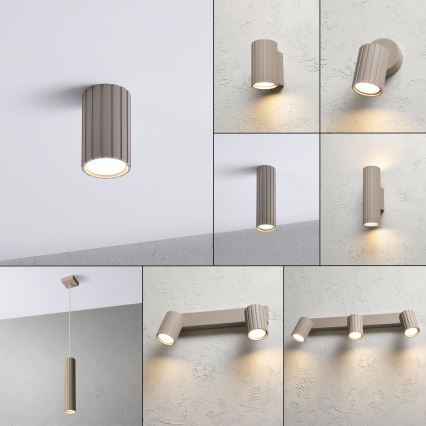 Brilagi - Reflektorska svjetiljka CRISPINA 1xGU10/10W/230V 10 cm bež