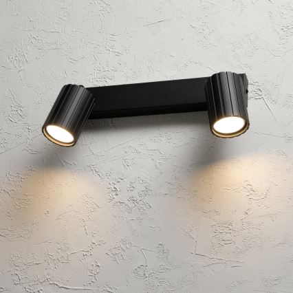 Brilagi - Reflektorska svjetiljka CRISPINA 2xGU10/10W/230V crna