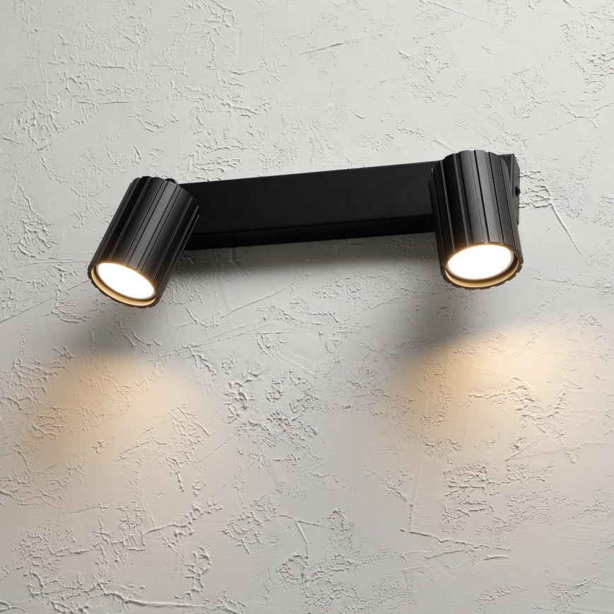 Brilagi - Reflektorska svjetiljka CRISPINA 2xGU10/10W/230V crna