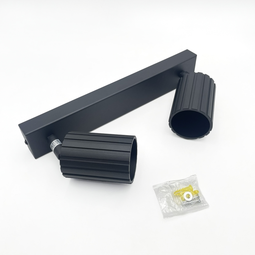 Brilagi - Reflektorska svjetiljka CRISPINA 2xGU10/10W/230V crna