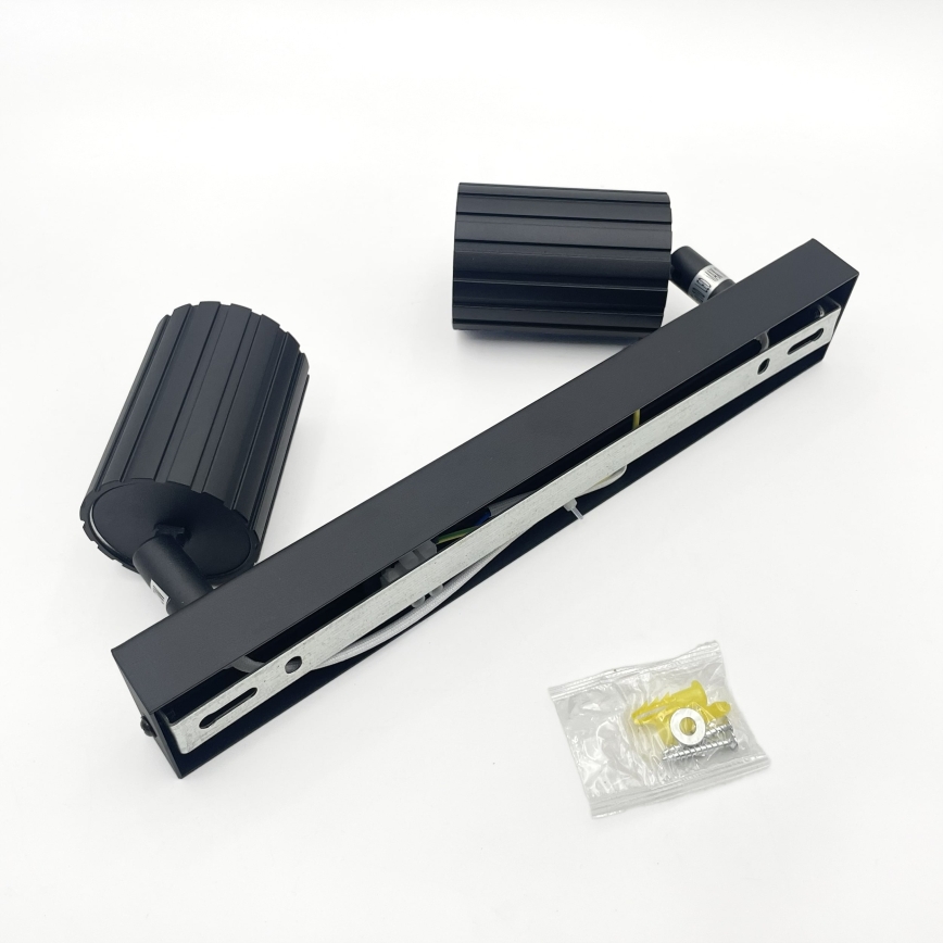 Brilagi - Reflektorska svjetiljka CRISPINA 2xGU10/10W/230V crna