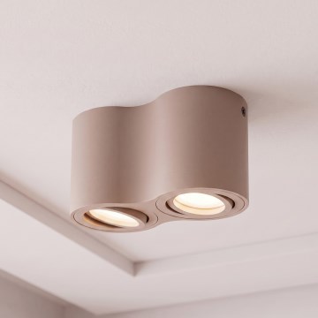 BRILAGI - Reflektorska svjetiljka MIA DOUBLE 2xGU10/30W/230V bež