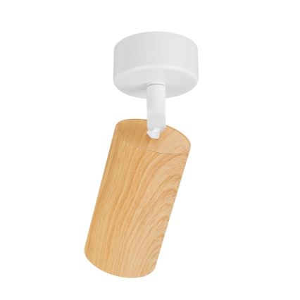 Brilagi - Reflektorska svjetiljka SELE 1xGU10/30W/230V bijela/dekor hrasta