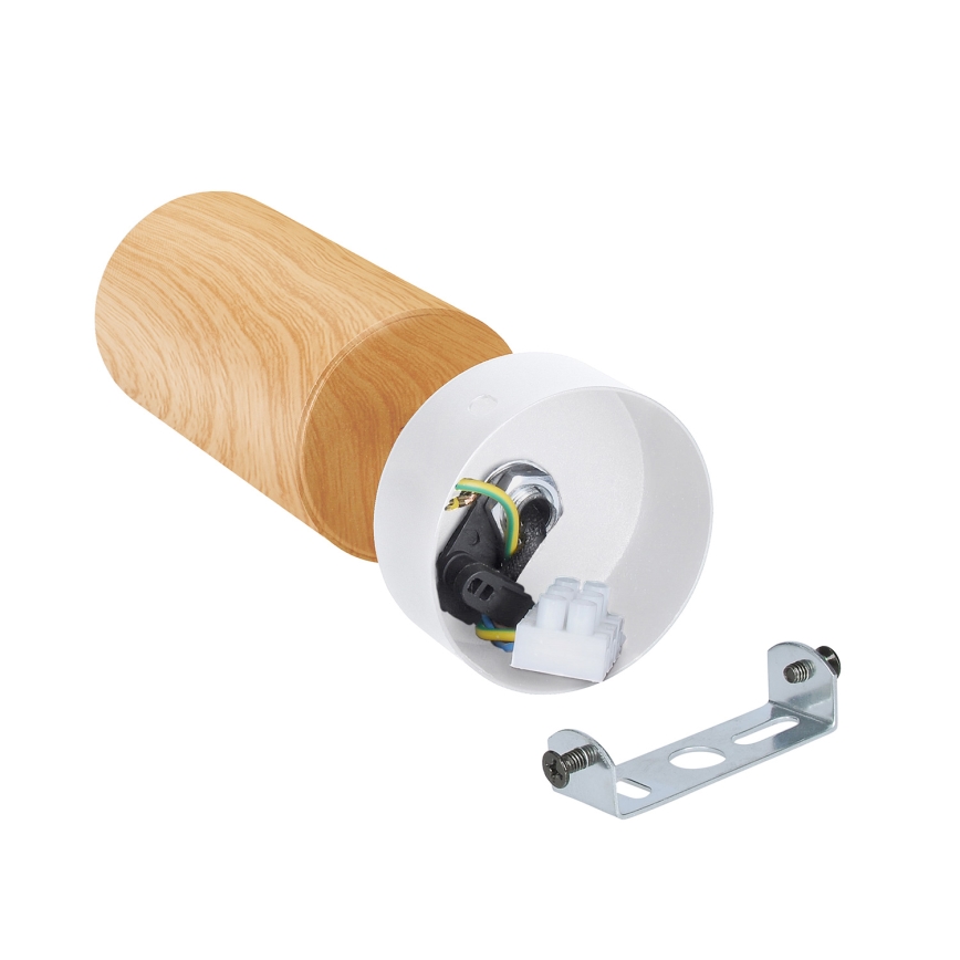 Brilagi - Reflektorska svjetiljka SELE 1xGU10/30W/230V bijela/dekor hrasta