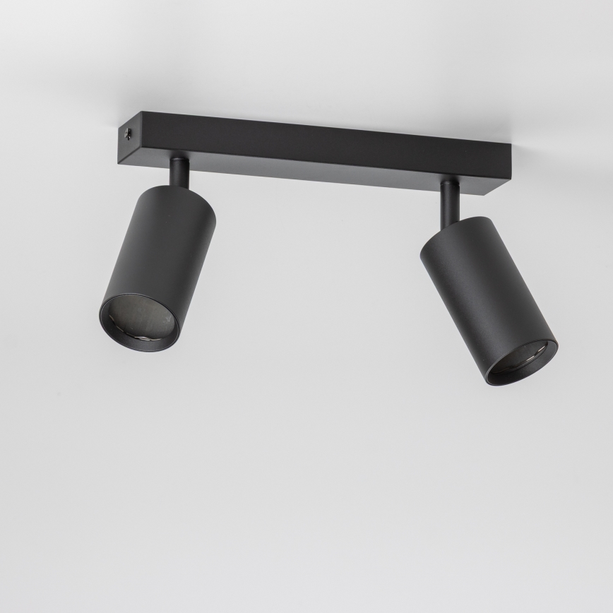 Brilagi - Reflektorska svjetiljka SELE 2xGU10/30W/230V crna