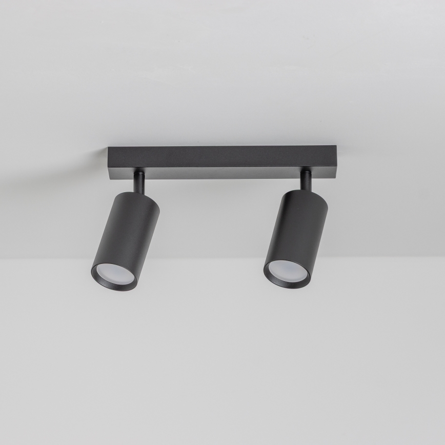 Brilagi - Reflektorska svjetiljka SELE 2xGU10/30W/230V crna