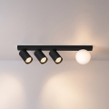 Brilagi - Reflektorska svjetiljka SELE BALL 3xGU10/30W/230V + 1xG9/10W crna