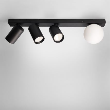 Brilagi - Reflektorska svjetiljka SELE BALL 3xGU10/30W/230V + 1xG9/10W crna